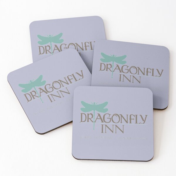 Dragonfly Inn Coasters (Set of 4)
