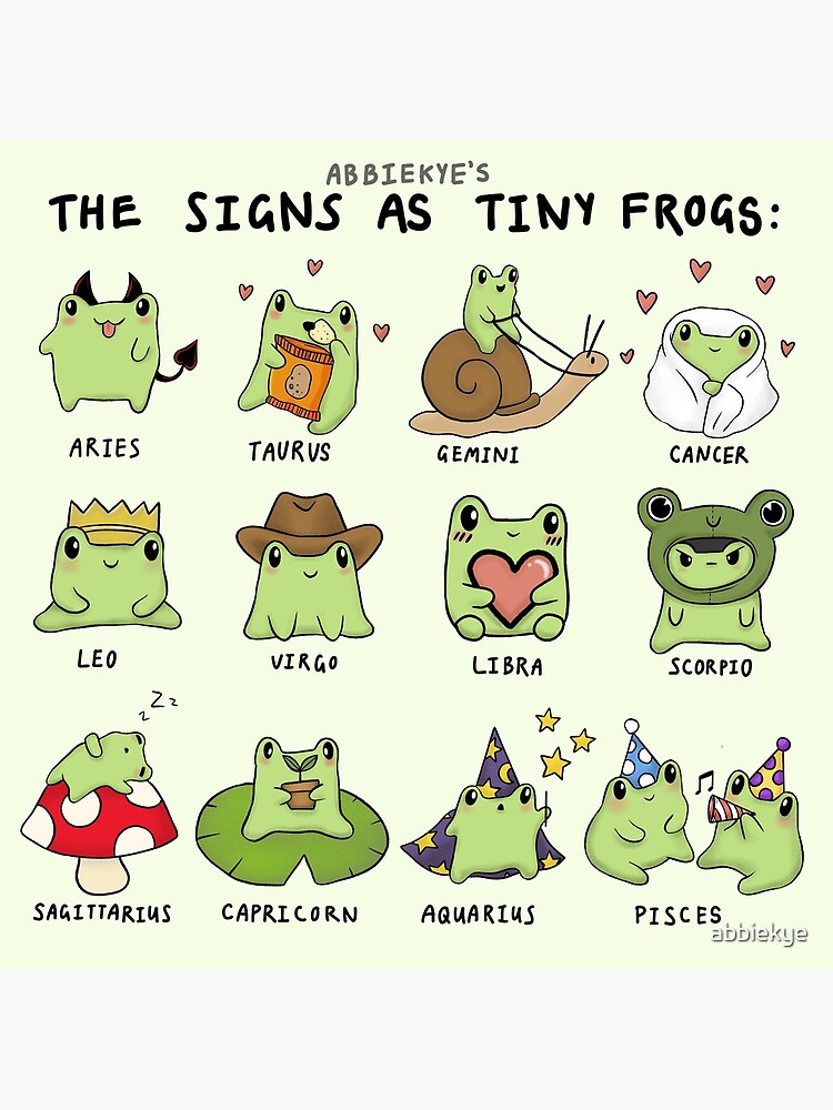 The Signs as Tiny Frogs