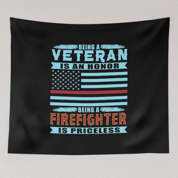 Item preview, Being A Veteran Is An Honor Being A Firefighter Is Priceless designed and sold by tronictees.