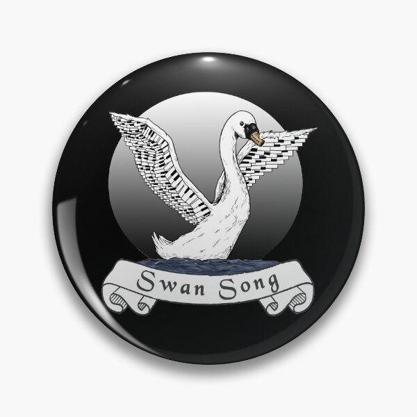 Item preview, Swan Song (On Black) designed and sold by LoganMakes.