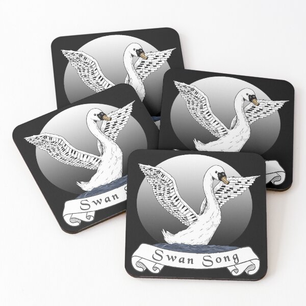Item preview, Swan Song (On Black) designed and sold by LoganMakes.