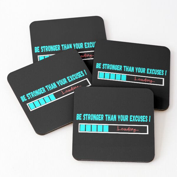 Item preview, Be Stronger than your Excuses - Motivation designed and sold by Dance Vibes: Blingit Studios.