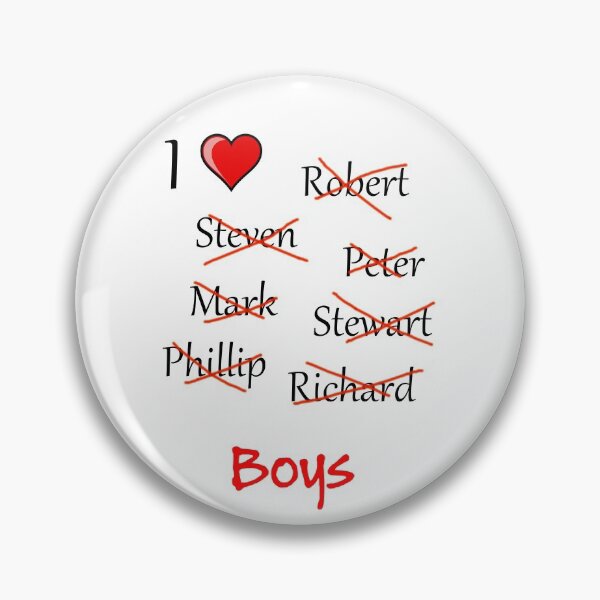 Item preview, 'I ♥ Boys' designed and sold by Paul James Farr.