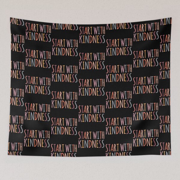 Item preview, Positive Thinking: Start with Kindness (warm colors) designed and sold by Ofeefee.