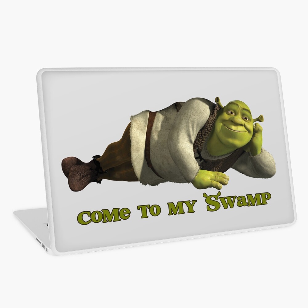 Derp Shrek meme | Laptop Skin