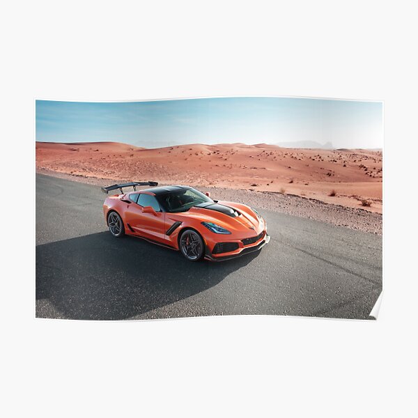 ZZ018 CAR POSTER Photo Poster Print Art * All Sizes CHEVROLET CORVETTE ZR1 