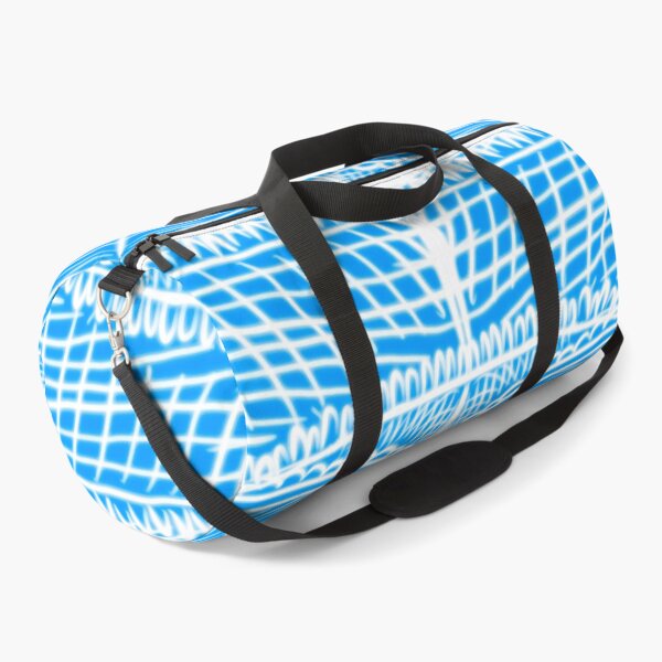 Lacey blue pattern Duffle Bag