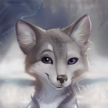 Bandit Wolf Female Fursona Art Board Print for Sale by OBKDesigns