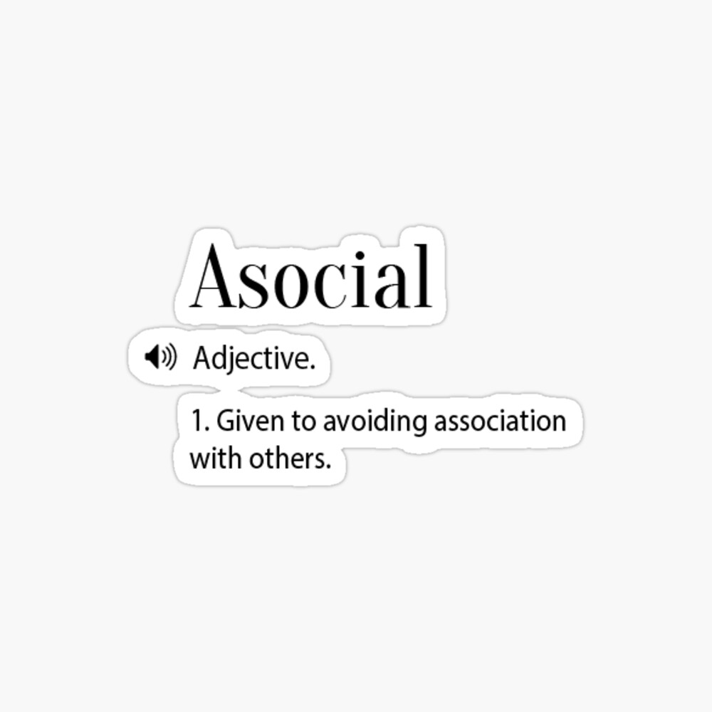 Asocial Definition