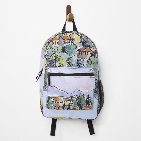 Item preview, Siena, Italy atop the wall. designed and sold by Elizabeth Moore Golding.