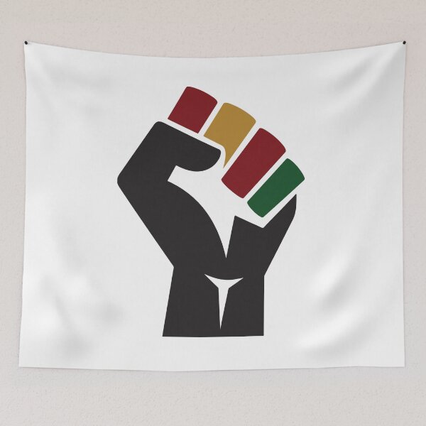 Item preview, Black Power Fist Colores africanos designed and sold by blackartmatters.