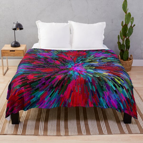 Item preview, Abstract Fireworks Colorful Geometric Line Pattern / Liquid Psychedelic Art designed and sold by GuitarZan's.
