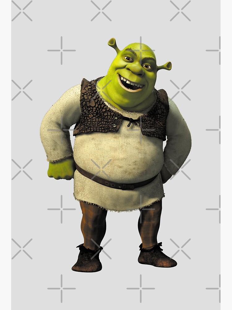 Shrek T-Pose | Art Board Print