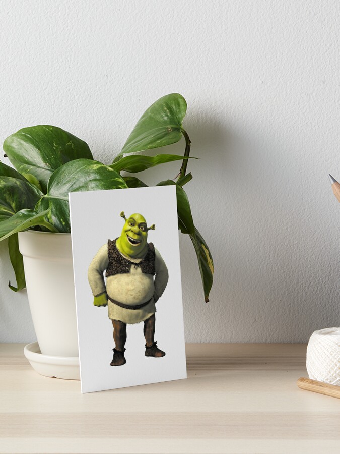 Shrek meme Art Board Print for Sale by Pulte