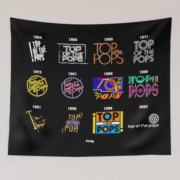 Item preview, beebthings Top of the Pops eras designed and sold by Beeb Things.