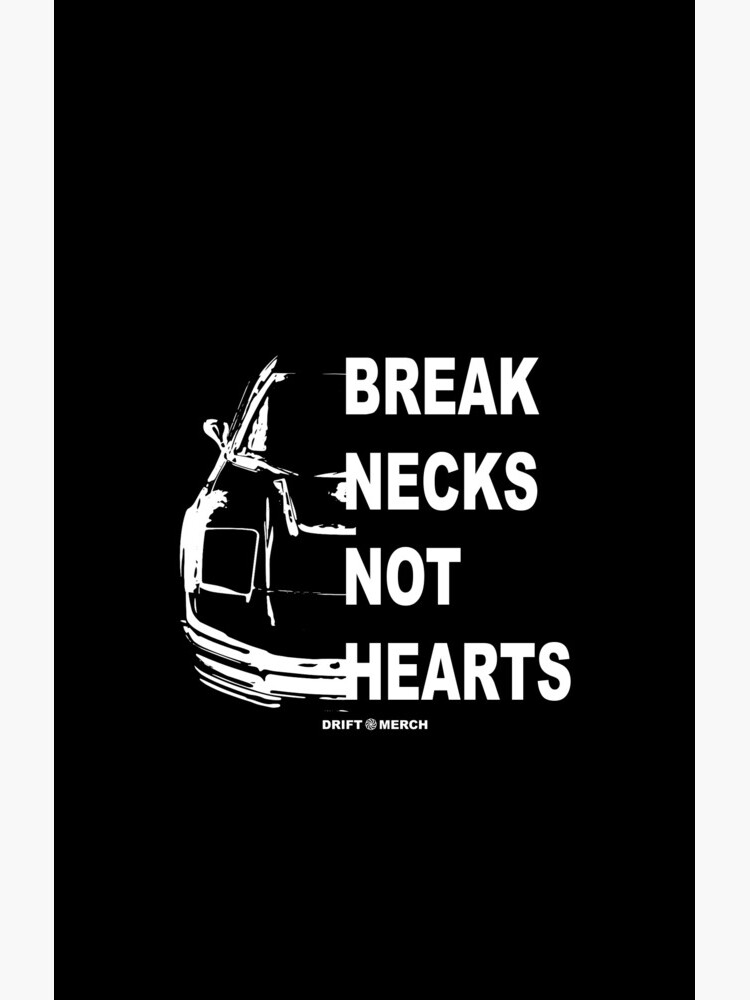 Thumbnail 4 of 4, Samsung Galaxy Phone Case, Break Necks Not Hearts Japanese Car Enthusiast Retro designed and sold by driftmerch.