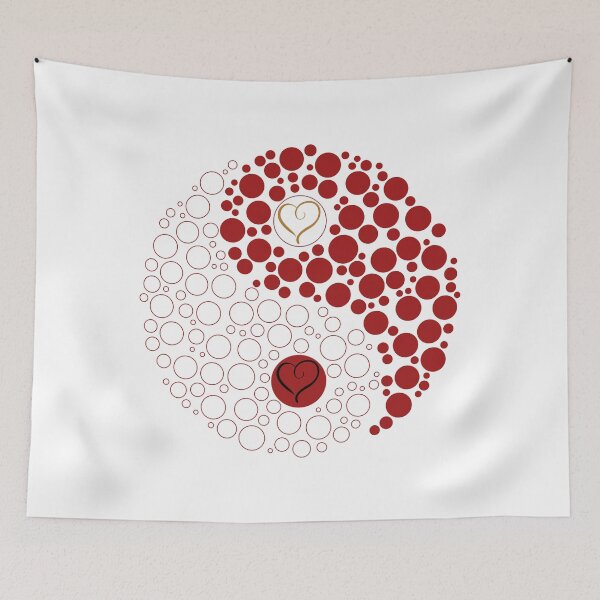 Item preview, Yin Yang Love - Red designed and sold by miTeless seDign.