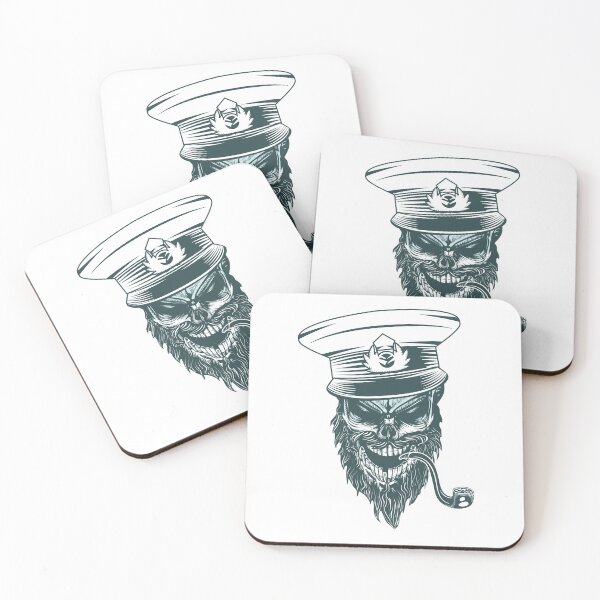 Item preview, Captain Skull with a pipe designed and sold by kalud-zoldyck.