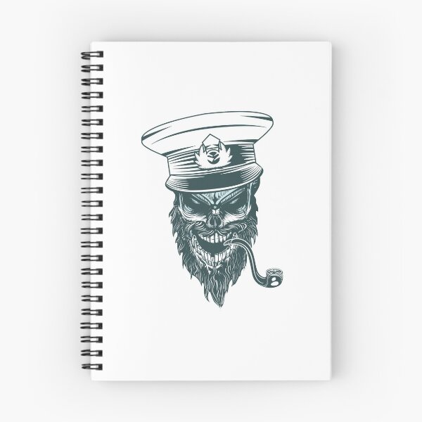 Item preview, Captain Skull with a pipe designed and sold by kalud-zoldyck.