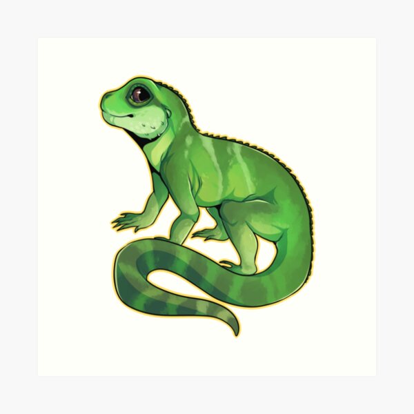 Chinese Water Dragon Art Print