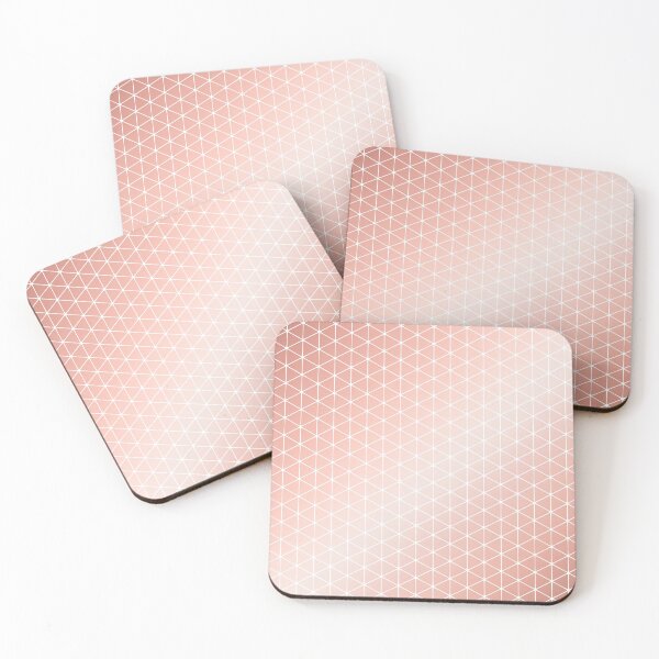 Item preview, Rose Gold Triangles Pattern designed and sold by ClaudiaGrosso.
