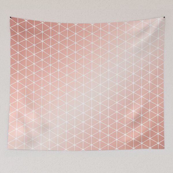 Item preview, Rose Gold Triangles Pattern designed and sold by ClaudiaGrosso.