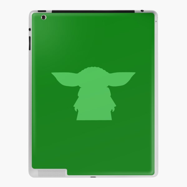 Alien Silhouette - Green iPad Skin