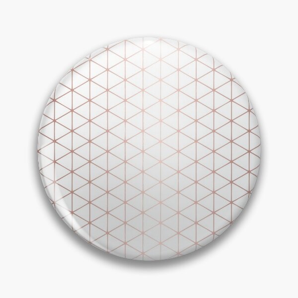 Item preview, White Triangles & Rose Gold Details Pattern designed and sold by ClaudiaGrosso.