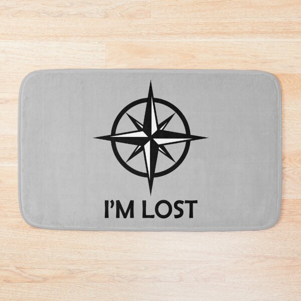 Item preview, I'M LOST (Compas Edition) designed and sold by SarcasticWords.