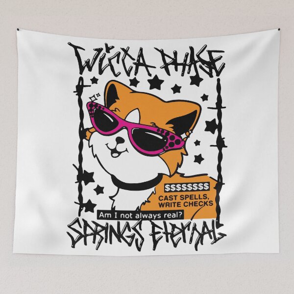 Item preview, Wicca Phase Springs Eternal Cat designed and sold by jason tully.