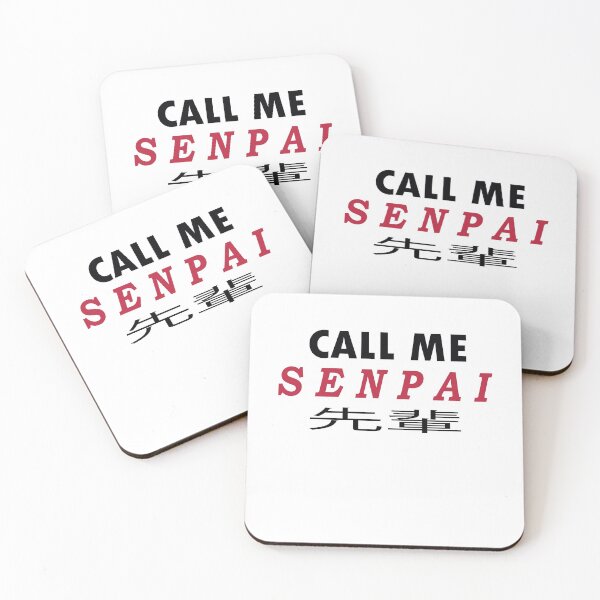 Item preview, Call Me Senpai English and Japanese word for Anime lovers Otaku gift designed and sold by zeliche mohammed.