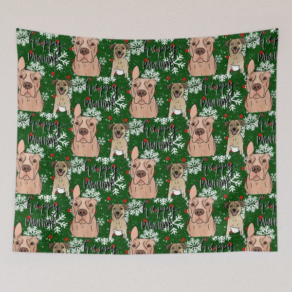 Item preview, Happy pawlidays  designed and sold by Lauryn Elder.