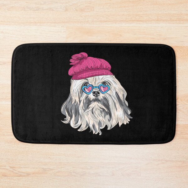 Item preview, Funny lowchen dog wearing sunglasses and a hat designed and sold by kalud-zoldyck.