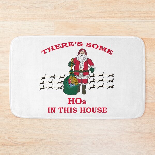 Item preview, There's Some Hos in This House Christmas Funny Santa Claus T-Shirt designed and sold by Rami Khalifah.