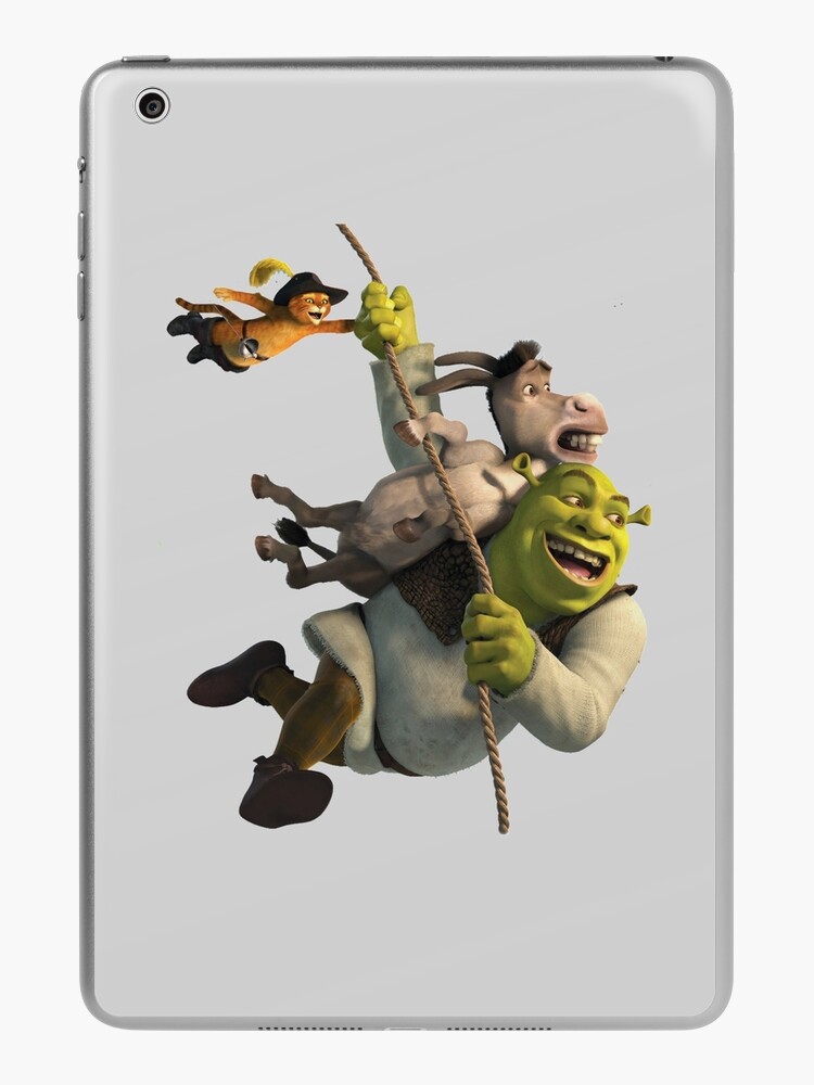 Puss in Boots, Shrek and Donkey iPad Case & Skin for Sale by Morphey22