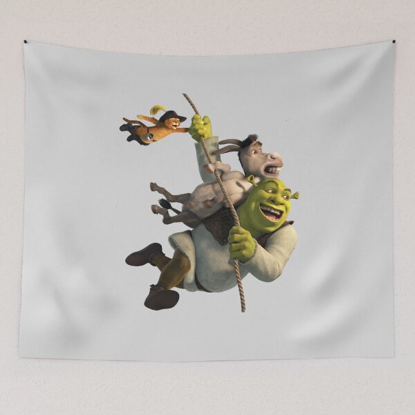 Item preview, Shrek, Donkey and Puss in Boots from Shrek Movie designed and sold by SparkyDesign.