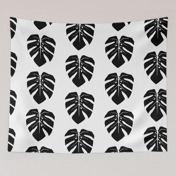 Item preview, Black Monstera Leaf designed and sold by Ally Gracie.