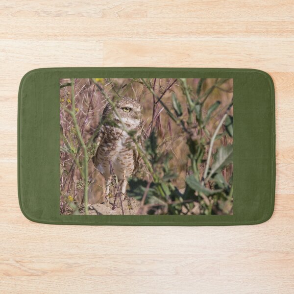 Item preview, Burrowing Owl Peeking Through the Plants designed and sold by CarolM.