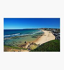 Crystal clear day at Bar Beach Photographic Print