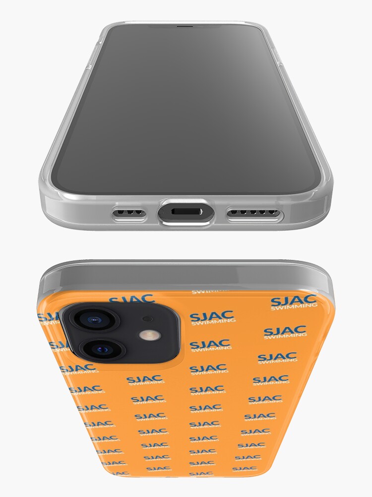 Alternate view of SJAC Pattern Orange iPhone Case & Cover