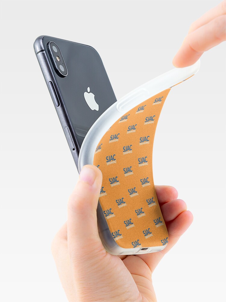 Alternate view of SJAC Pattern Orange iPhone Case & Cover