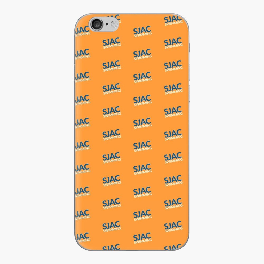 SJAC Pattern Orange iPhone Skin