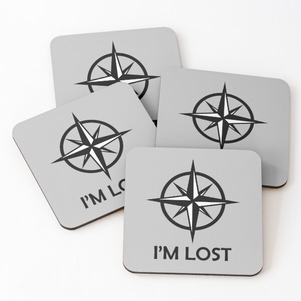 Item preview, I'M LOST (Compas Edition) designed and sold by SarcasticWords.