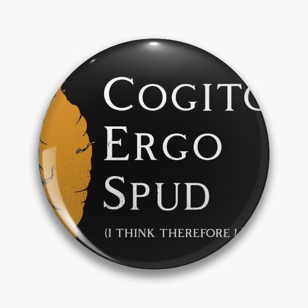 Item preview, Cogito Ergo Spud (I think therefore I Yam) Sweet Potato designed and sold by Gold Wings Tees.