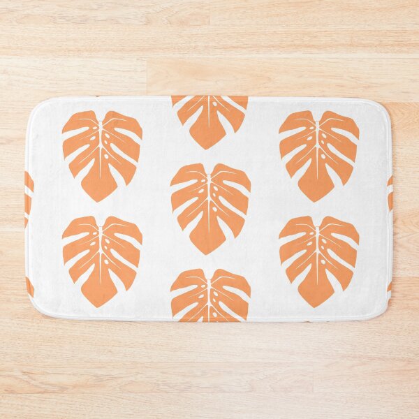 Item preview, Peach Monstera Leaf designed and sold by Ally Gracie.