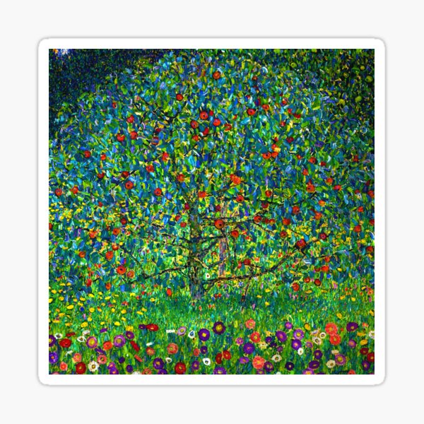 Aperçu de l'œuvre Gustav Klimt "Pommier I" créée et vendue par Alexandra Dahl.