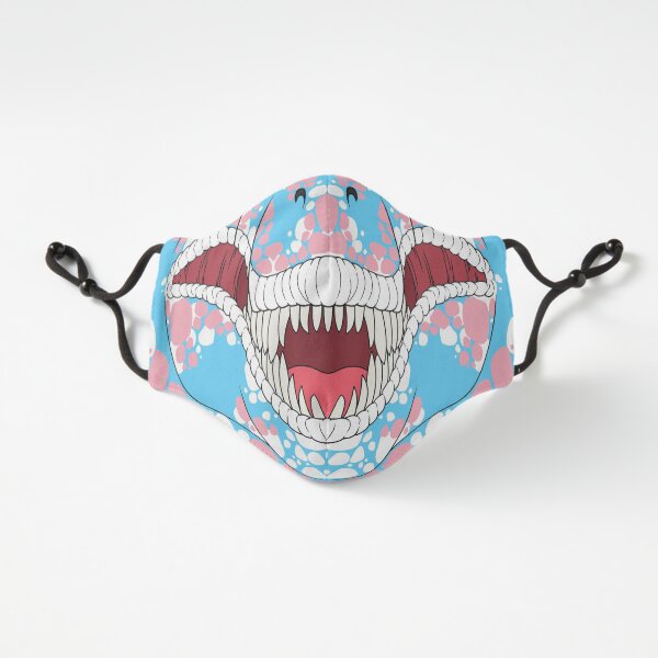 Pride Trans T-Rex Face Fitted 3-Layer