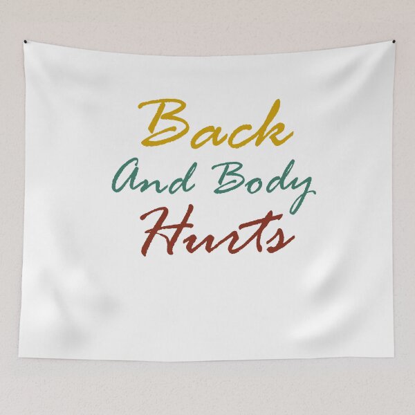 Item preview, Back And Body Hurts Vintage designed and sold by Soukainadesign.