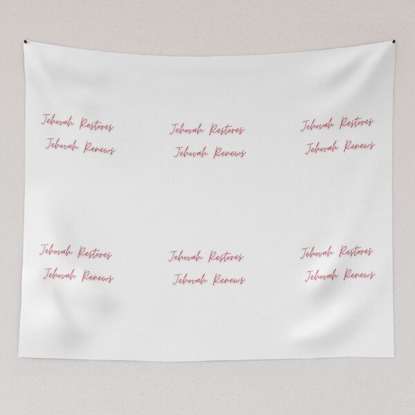 Item preview, Jehovah Restores Jehovah Renews designed and sold by 3LoveliesStore.