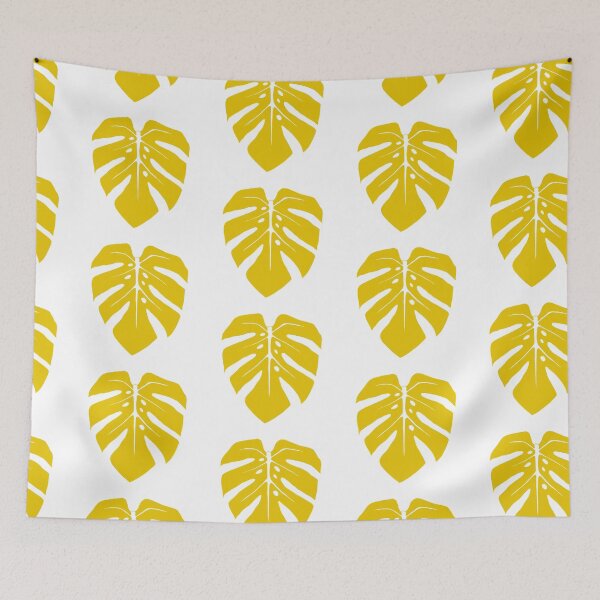 Item preview, Mustard Yellow Monstera Leaf designed and sold by Ally Gracie.